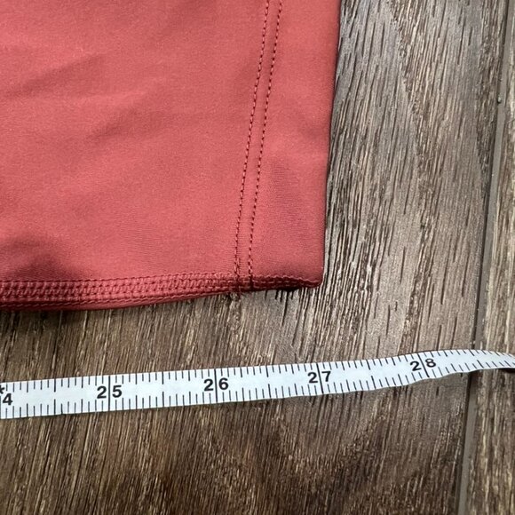 Nike Dri-Fit Leggings Mid-Rise Full-Length Gold Glitter Logo - Picture 7 of 12